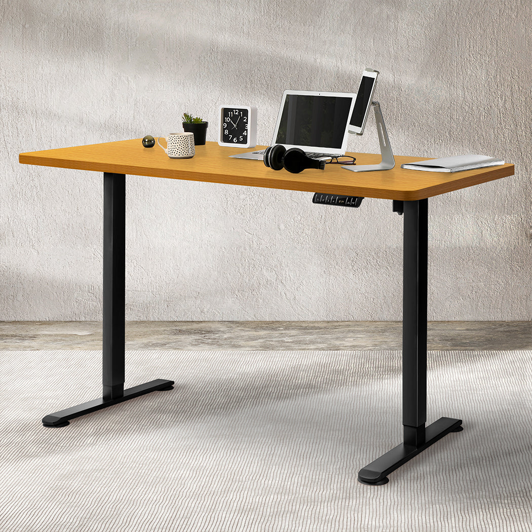 Levede Motorised Standing Desk Height 120cm Natural 800x 1.5MM-1864183327481794567