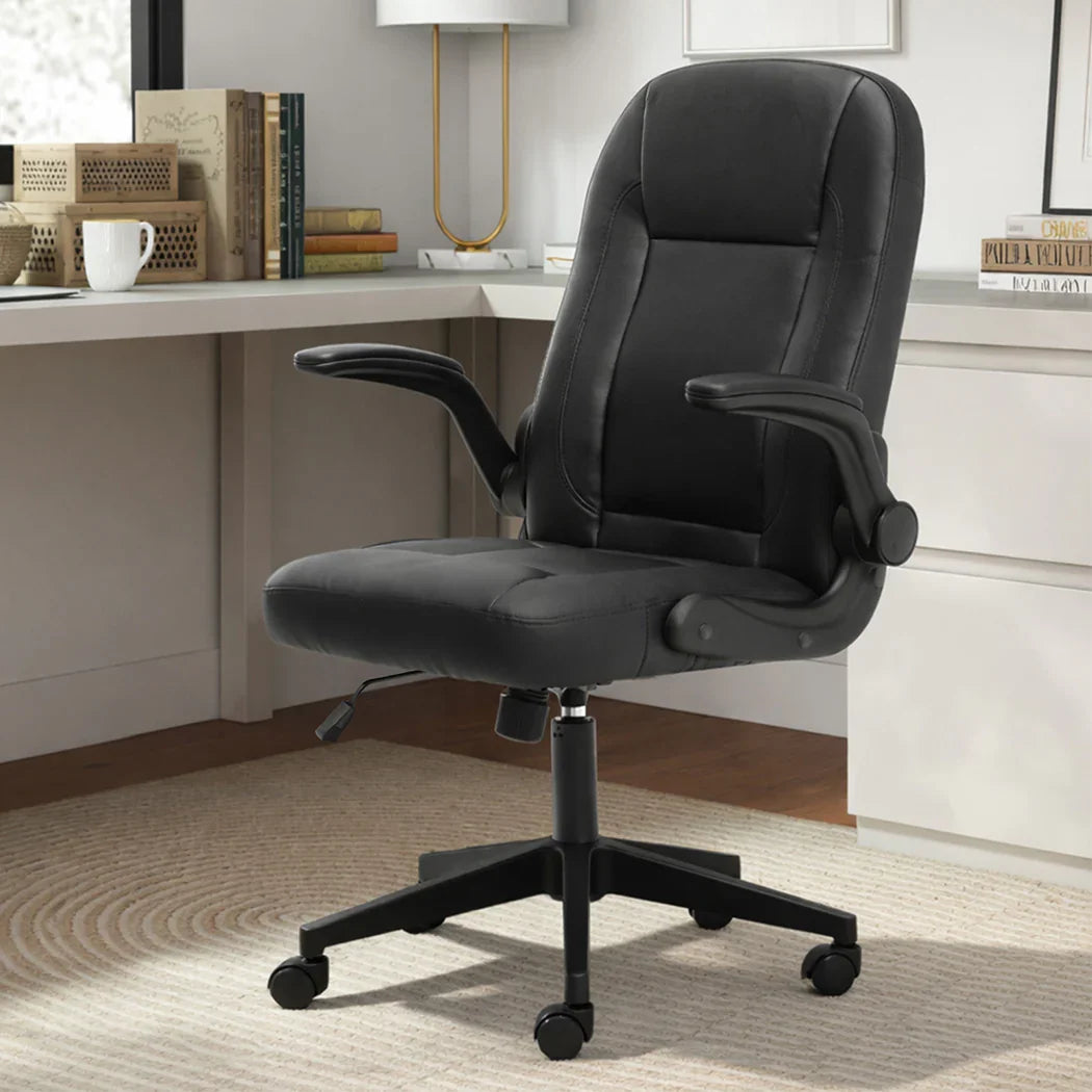 Levede Executive Office Chair Work PU Leather Seat-2050056793073258503