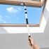 Levede Roof Window Pole 1.1-2m Skylight Rooflight Opener Aluminium Black-2100034938832293895