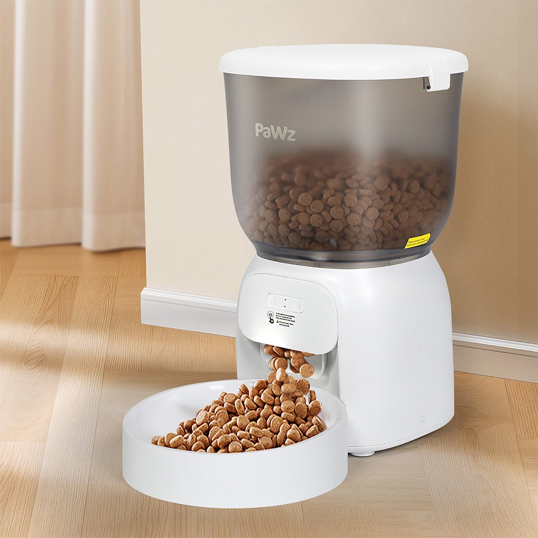 Pawz 4L Automatic Pet Feeder Dog Cat Wifi App