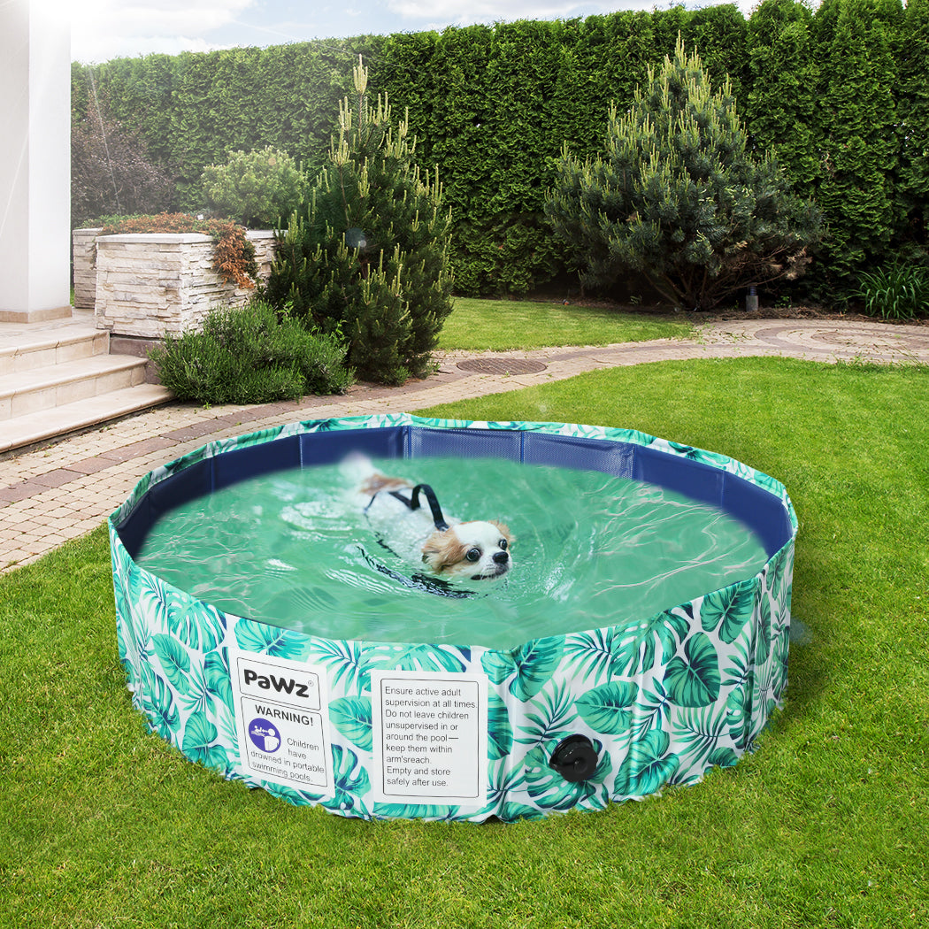 PaWz 80cm Pet Dog Swimming Pool Cat M Medium-1973193671146868743