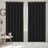 2x Blockout Curtains Panels 3 Layers Black-2029387284603867142