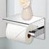 Toilet Paper Holder Roll Bath Tissue Silver-1864184248668393478