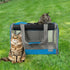 Pawz 3 in 1 Pet Soft Crate Dog Cat Carrier M Size Blue-2018816685754159111