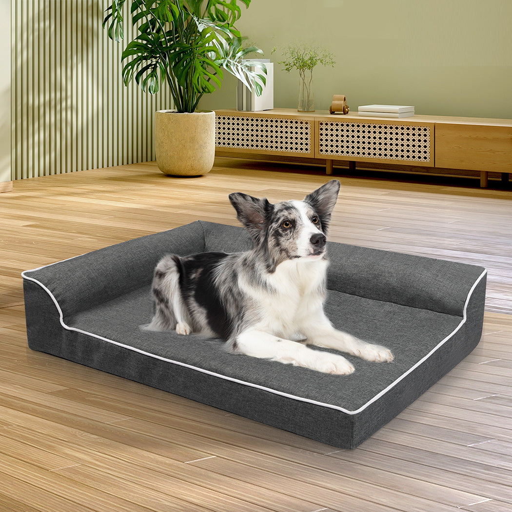 Pawz Orthopedic Dog Bed XL Grey-1894516776314736647