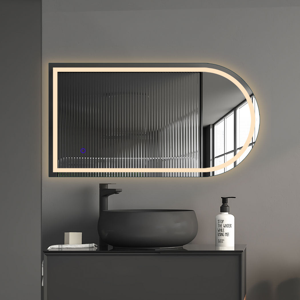 EMITTO Arch Wall Mirror LED Lighted 60*100cm 60x100-2065254622766960647