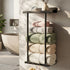 Levede Adjustable Towel Rack 3 Hooks Bathroom Towel Storage Holder Wall Mounted-2050059022261948423