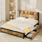 Levede bed frame queen-2006732862589636615