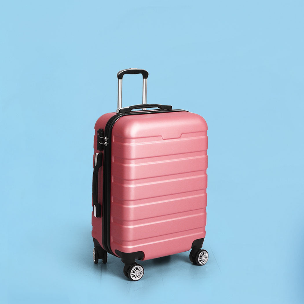Slimbridge 24"Luggage Case Suitcase Rose Gold 24 inch-1864184366096322567