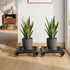 Toque Plant Pot Trolley Tray Stand Caddy with 360° Lockable Caster Wheels 2 Pcs-2061251871657562119