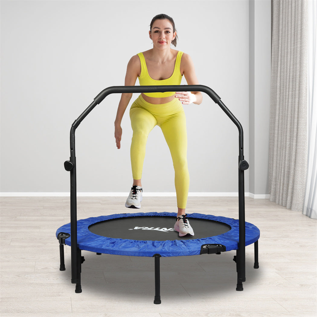 Centra 48" Foldable Mini Trampoline Rebounder Fitness-2006732697732517895