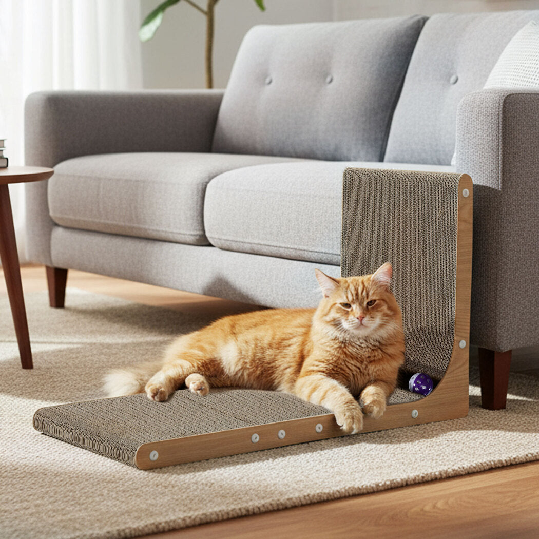 Pawz Cat L-Shaped Scratching Cardboard-2065254279370903559