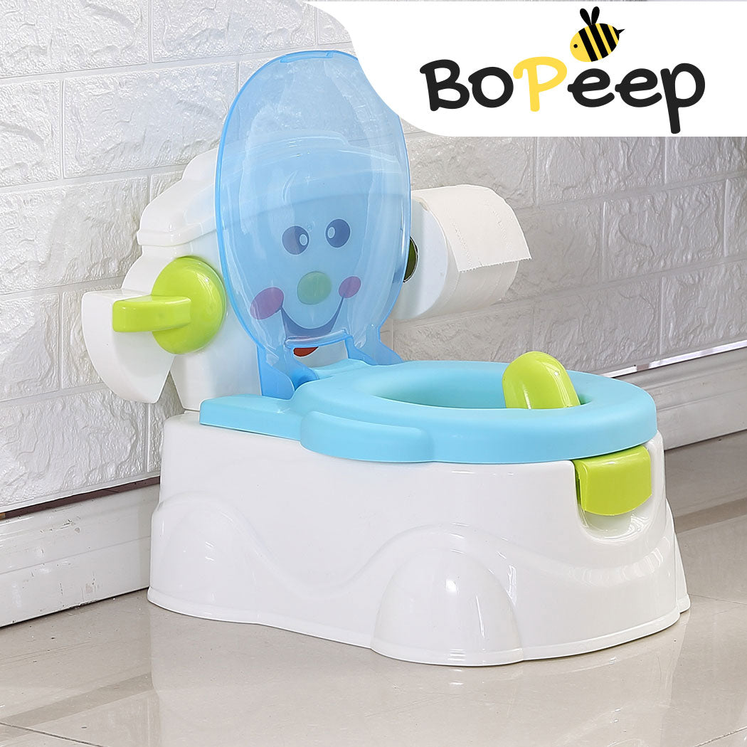 BoPeep Kids Potty Trainer Seat Safety Blue-2006733173509197831