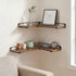 Levede Floating Shelf DIY Corner Wall Shelf 2Pcs Storage Display Rack Bedroom-2050059024665284615