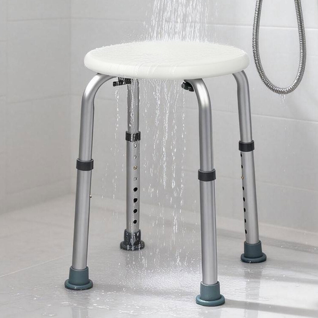 Levede Shower Chair Bath Stool Seat Safety Bathroom Adjustable Height Non Slip-2102558124866146311