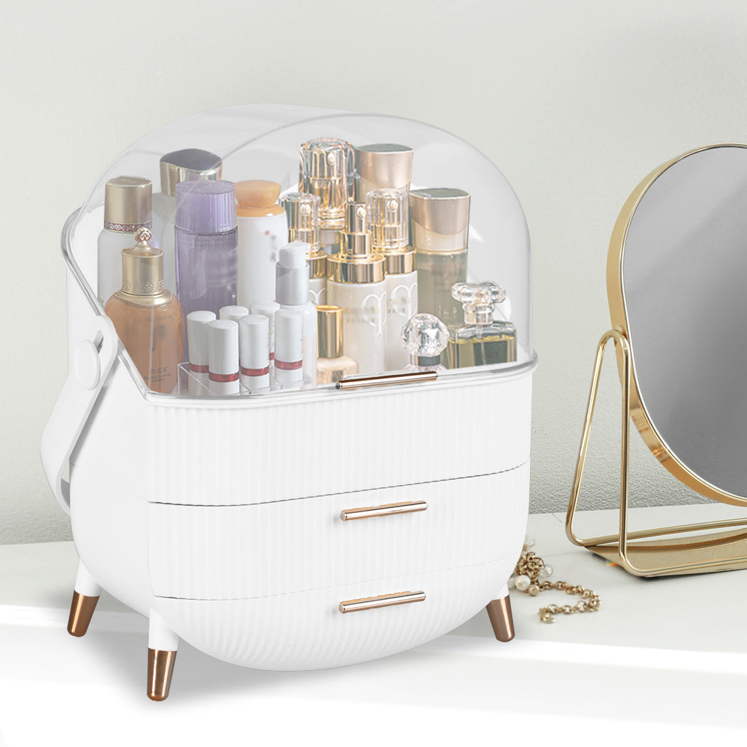 Makeup Organizer Case Drawer Portable White-2065254620502036487