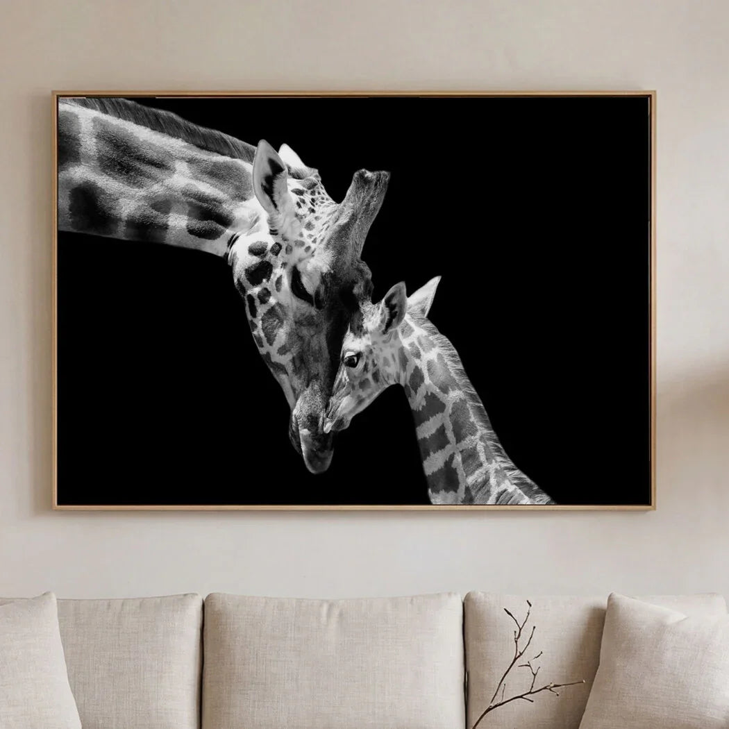 Yezi  Animal Wall Art Canvas Modern Abstract 80×120cm Framed Artwork Home Decor-2050059007607050247