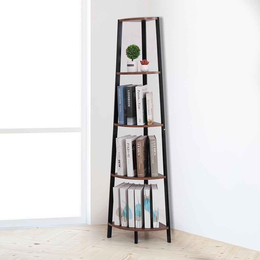 Levede 5 Tier Corner Shelf Industrial-1864183221558841351