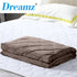 DreamZ Weighted Blanket Heavy Gravity Mink 9KGS-1864183208728465415