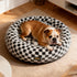 Pawz Circular Plush Dog Cosy Bed Calming Pet Plush Bed-2050056753256730631