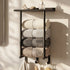 Levede Wall Mounted Towel Rack Towel Holder 3 Hooks Bathroom Towel Storage-2050059022073204743