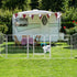 PaWz 8 Panel 40'' Pet Dog Playpen Puppy White 2.5kg Venison-1864183335576801287