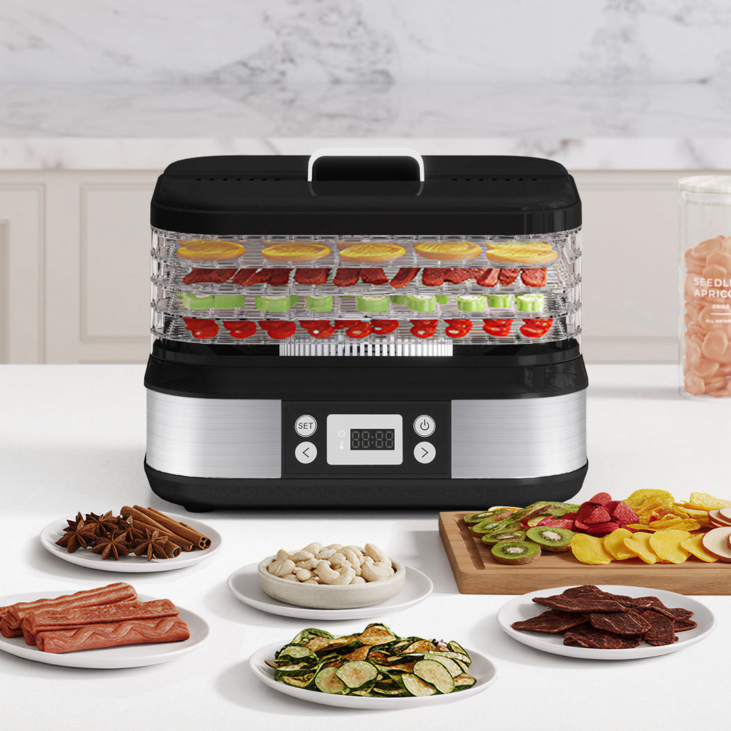 Spector 5 Trays Stainless Steel Food Dehydrator Dryer-2050056905031815175