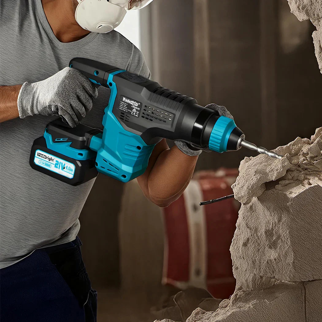 Traderight  21V Cordless Rotary Hammer Drill Tool Set-2050056915601461255