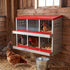 Pawz Chicken Nesting Box 6 Hole 2-Tier Roll Away Egg Collection Galvanized Coop-2072893572729933831