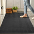 Marlow Extra Large Floor Rug Non Slip 90cm x 305cm Grey-2018816747930521607