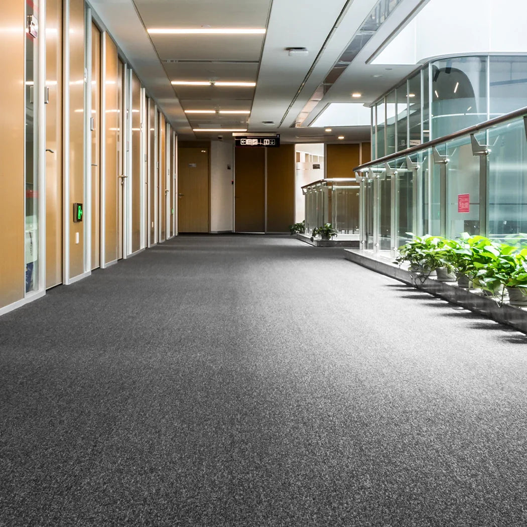 Marlow 20x Carpet Tiles 5m2 Box Heavy Grey-2018816862242082823