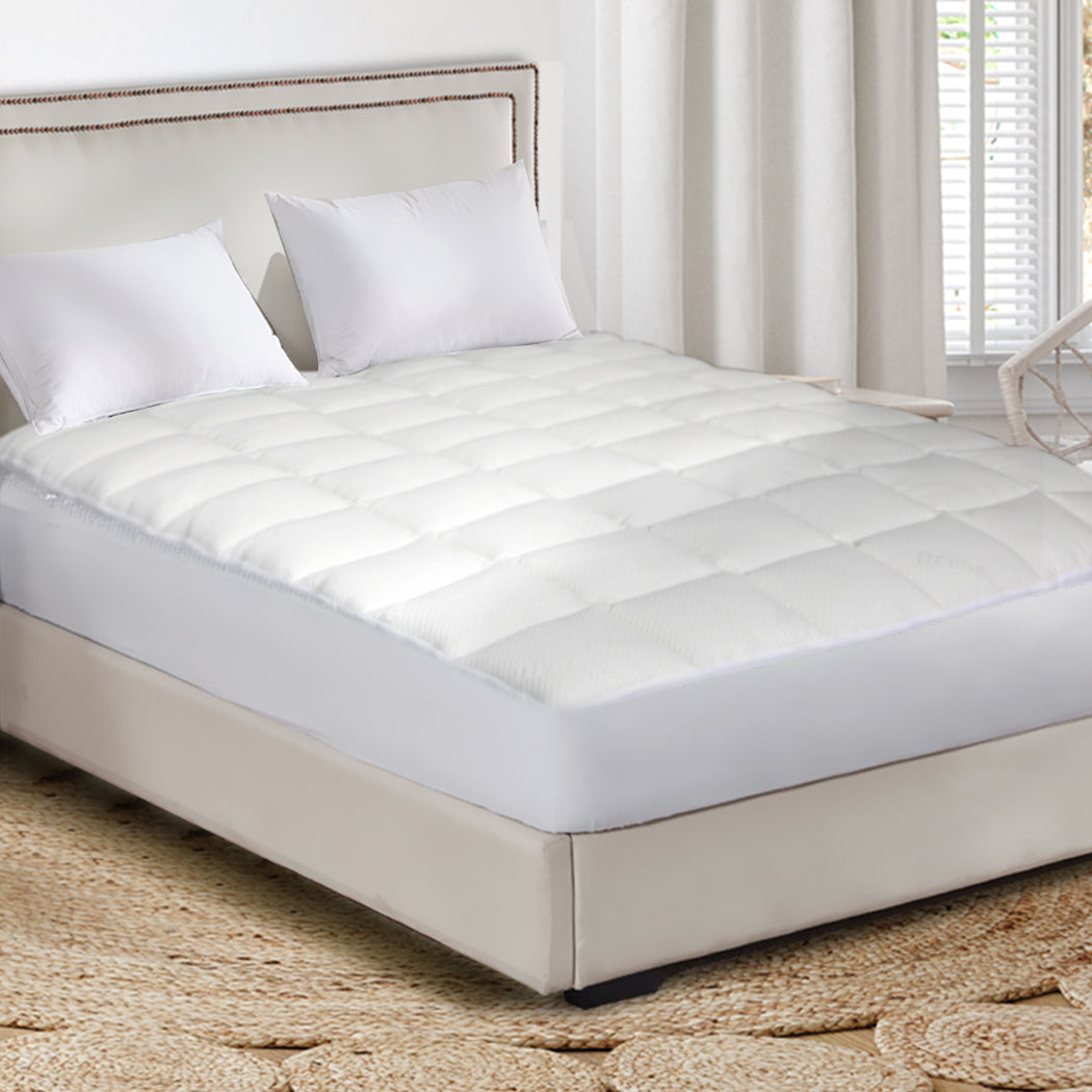 Dreamz Mattress Protector Luxury Topper Double-2065254526755147783