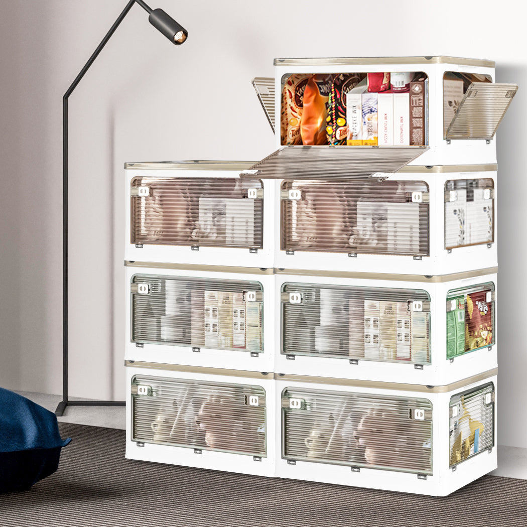 Storage Box Plastic Stackable Container L Large-2018816773394141191