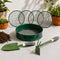 Garden Sieve Soil Sifter Set Metal 4 Mesh Inserts Shovel Hoe for Pots Green-2100035035536166919