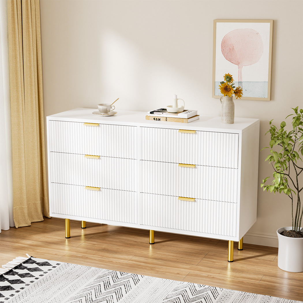 Levede Chest of 6 Drawers-1894516759868870663