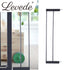 Levede Baby Safety Gate Adjustable Pet Black 10cm Extension-1864183161085366279