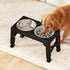 PaWz Elevated Dog Bowls 2 Stainless Steel Bowls and 1 Slow Feeder Bowl-2006732715726082055