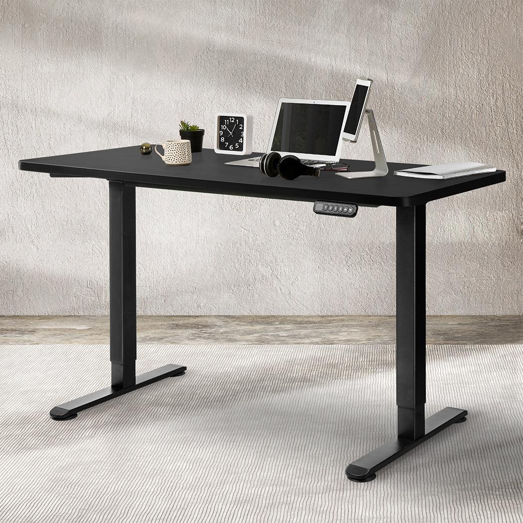 Levede Motorised Standing Desk Adjustable 120cm Black 800x 1.5MM-2006733290278621191
