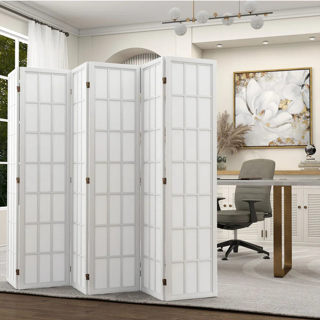 Levede 6 Panel Room Divider 170cm Freestanding Screen-2006732767970332679