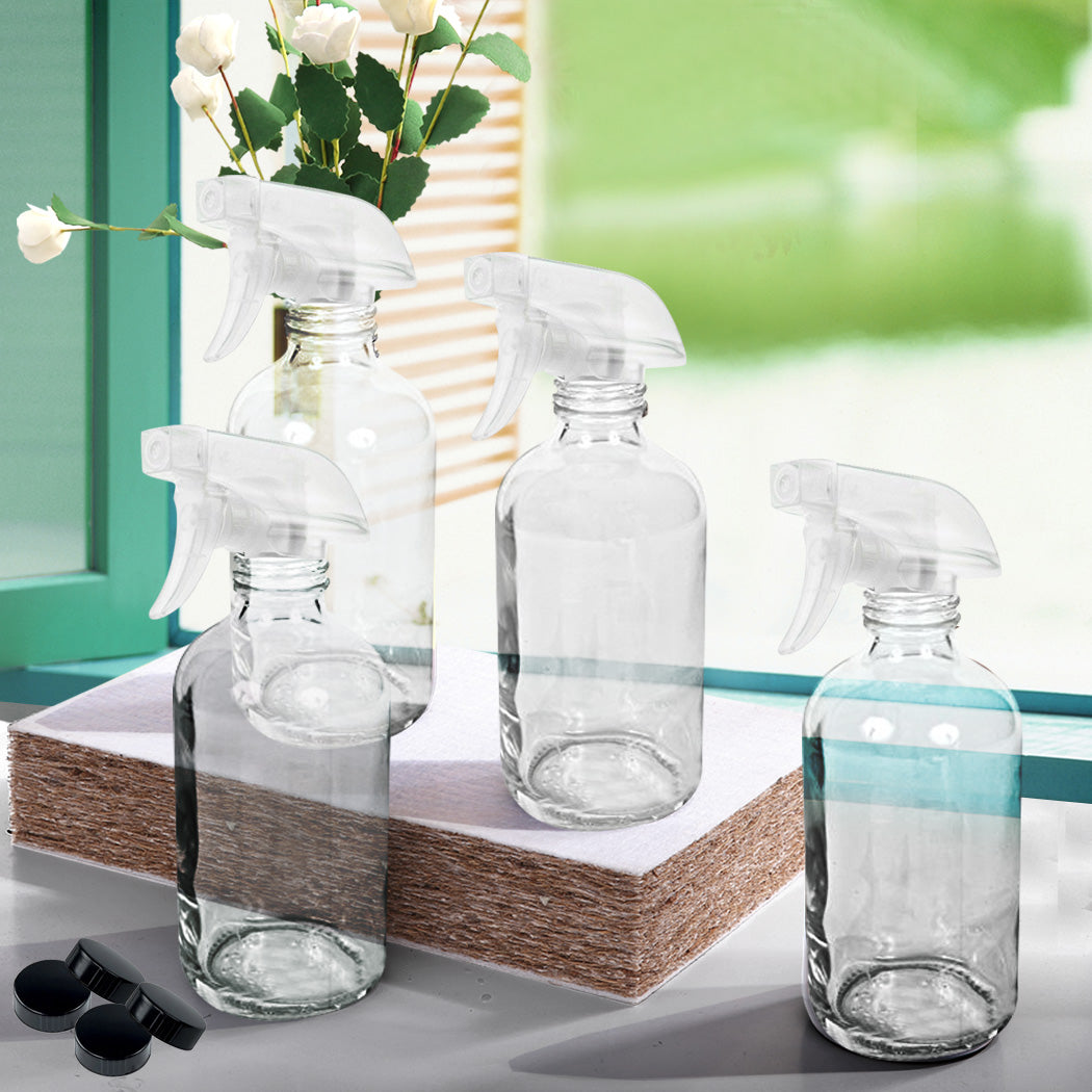 6x 500ml Clear Glass Spray Bottles Trigger-2018816665726357511