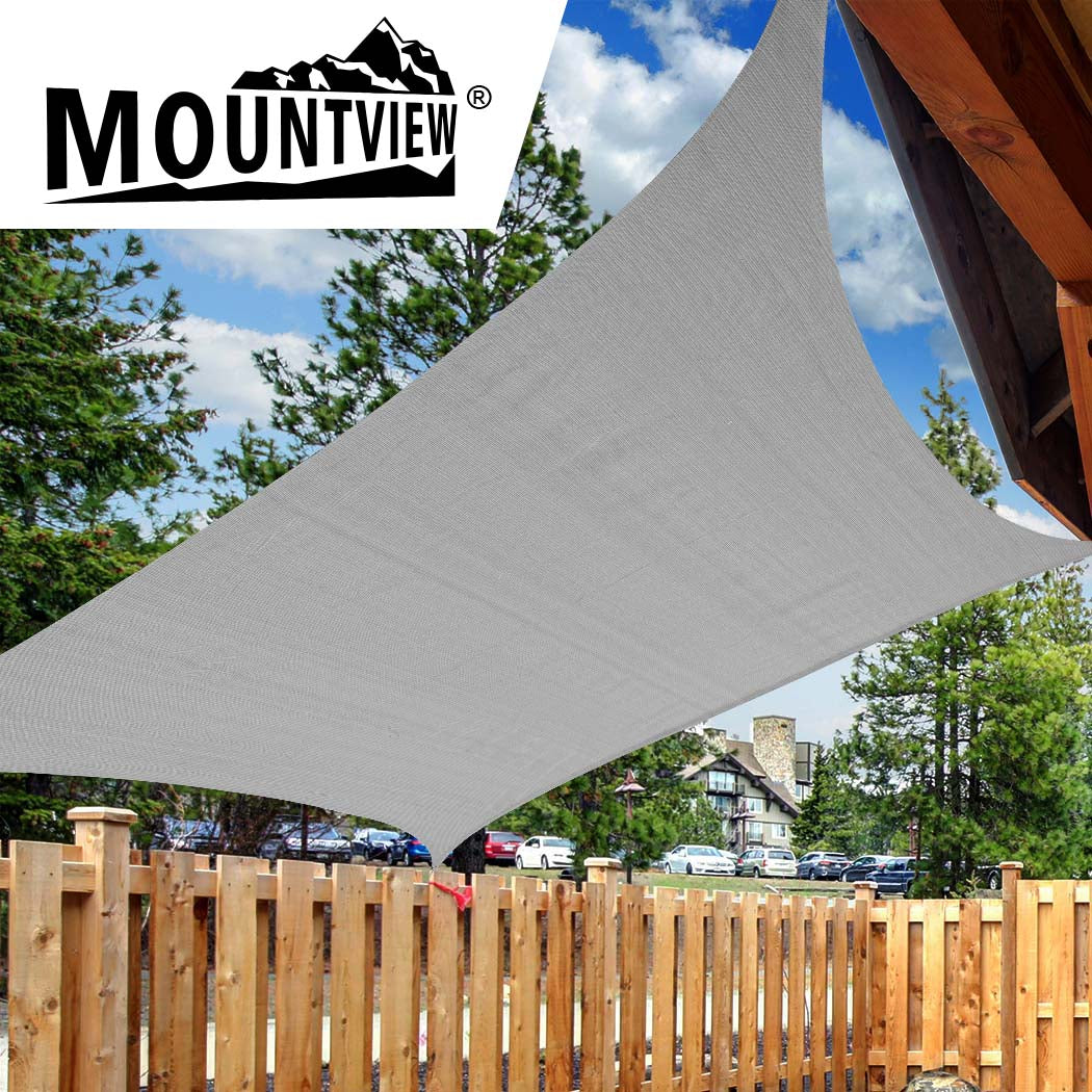 Mountview Sun Shade Sail Cloth Canopy Charcoal 180-2006732913609150471