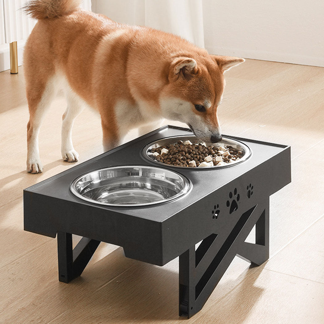 PaWz Elevated Pet Feeder Food Water-1864184521906327559