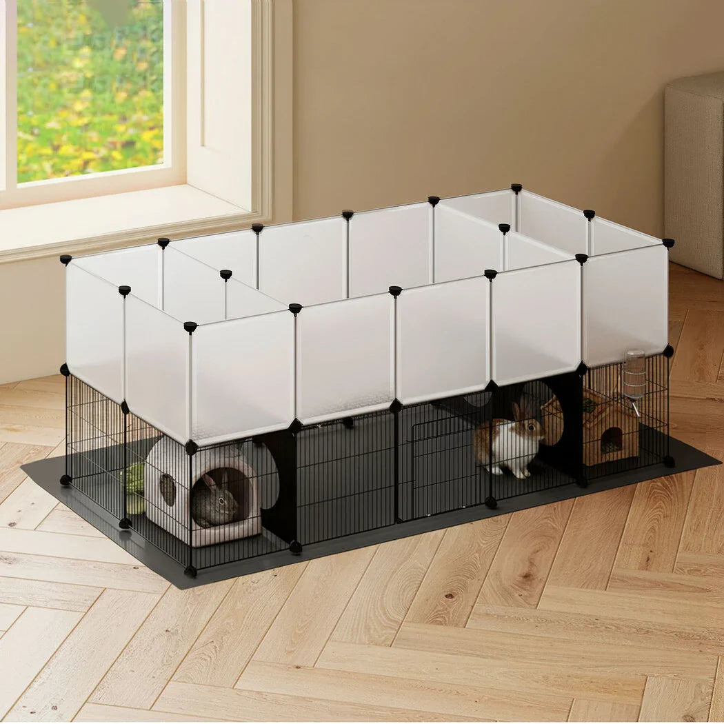 Pawz Guinea Pig Playpen Rabbit Cage Small Animal Fence-2050056916863946759
