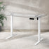 Levede Motorised Standing Desk Frame White Single Motor-1864183323652395015