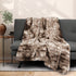 Dreamz Luxury Tie-dyed Blanket Brown 127cm x 152cm-2065254408182173702
