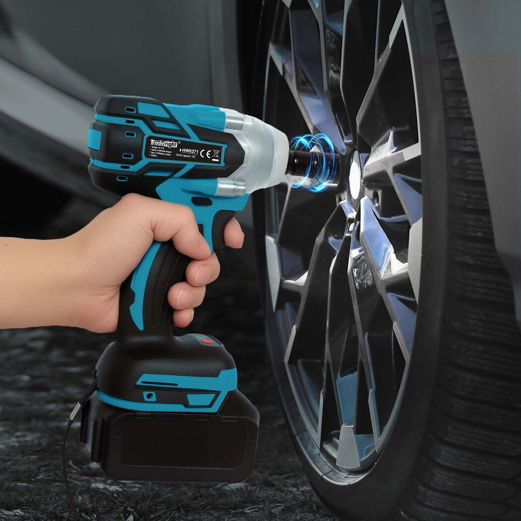 Traderight Impact Wrench 21V Cordless,73pcs,550Nm 2x4.0Ah-1973194186173845511