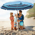 Mountview 2.2M Outdoor Beach Umbrellas Sand Blue-1910112264728481799