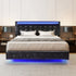 Levede  Floating Bed Frame Queen with Headboard LED Lights Mattress Base-2018816893917466631