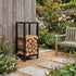 Levede Firewood Rack Metal Outdoor Storage Log Holder Fireplace 30 x 22 x 59cm-2072893555432624135