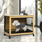 PaWz Wooden Wire Dog Kennel Side End M Medium-2006732990142615559